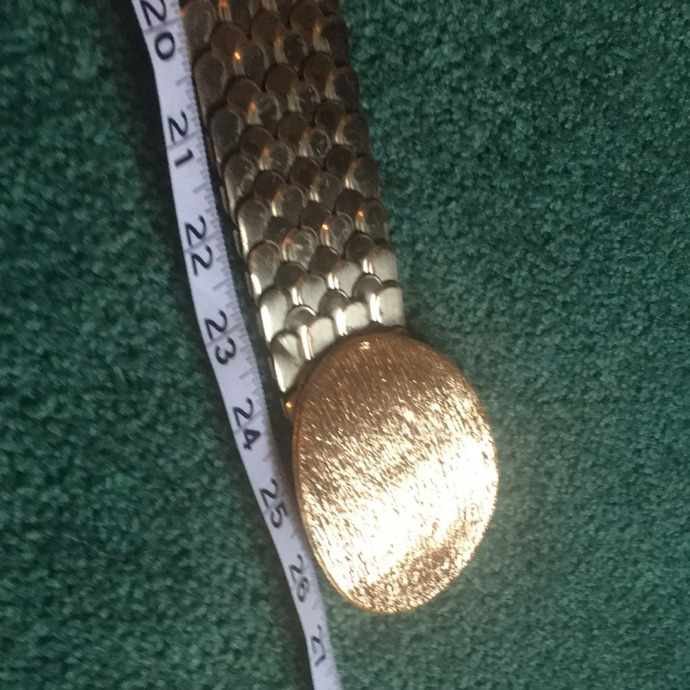 Vintage Metal Mermaid Scale Stretchy Belt